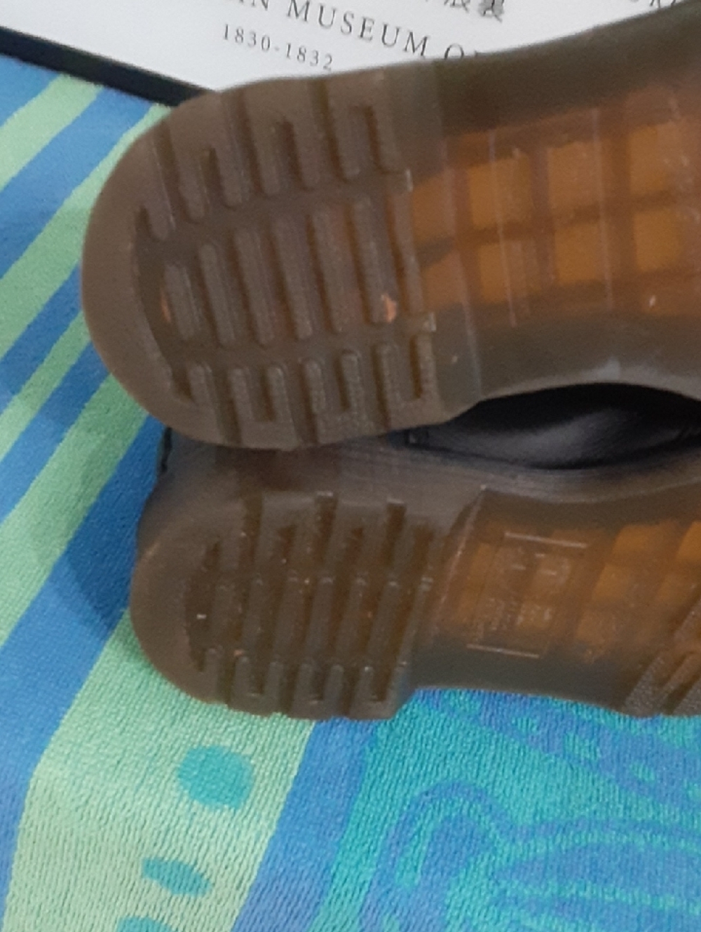 Dr. Martens Black Chelsea Boots with Yellow Stitching Clean  Worn  A Few  Times - Picture 2 of 12